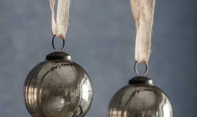 Murrine recycled glass baubles