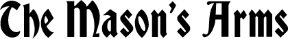 The Mason’s Arms