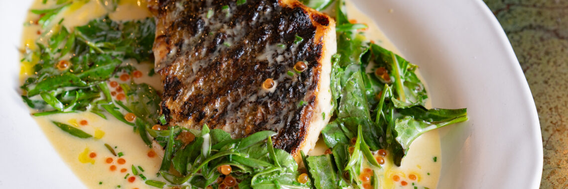 At The Chefs Counter: Grilled Wild Sea Bass